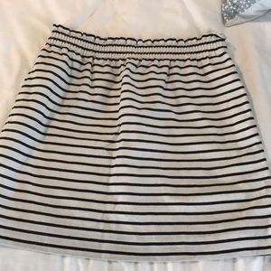 Stripe J.Crew linen Skirt